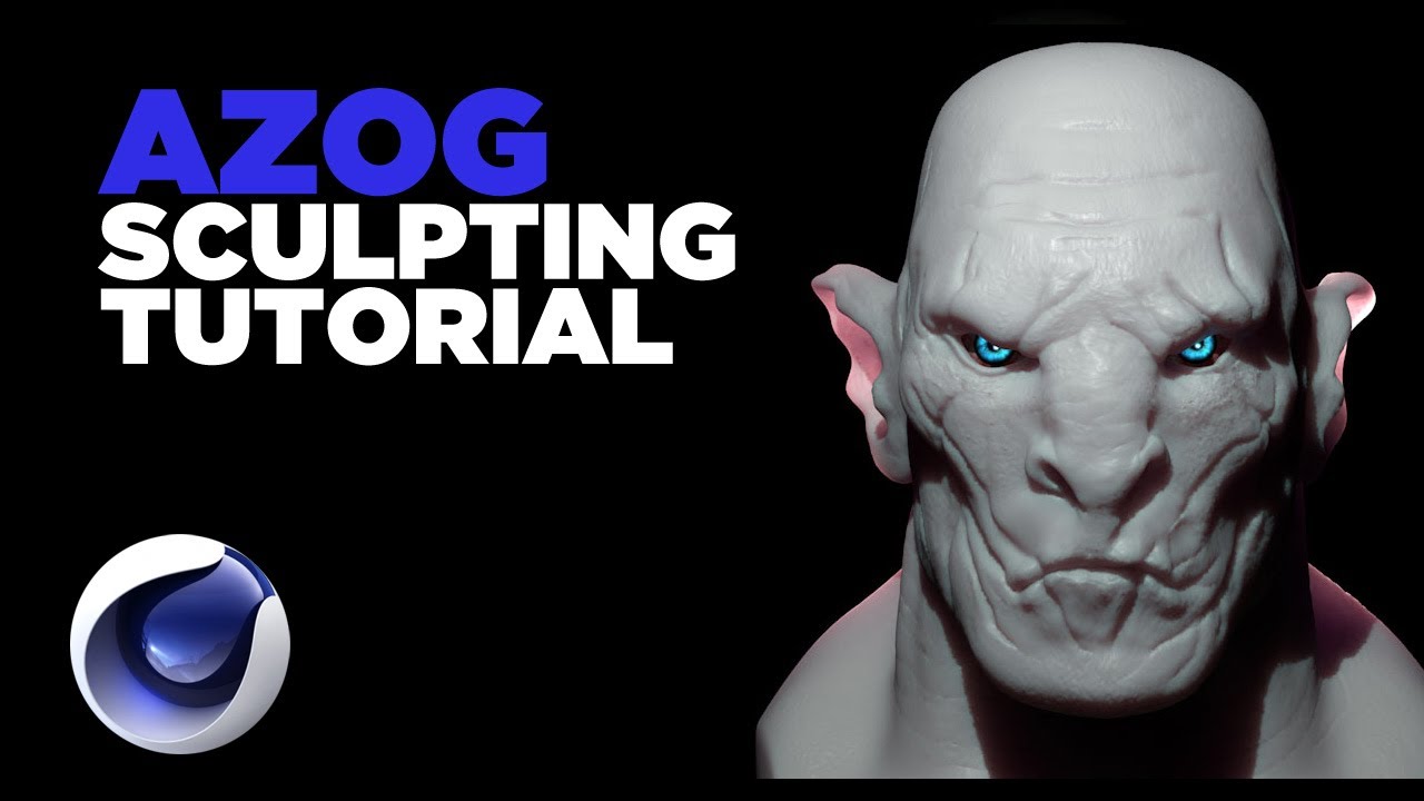 Azog orc sculpting cinema 4d  tutorial