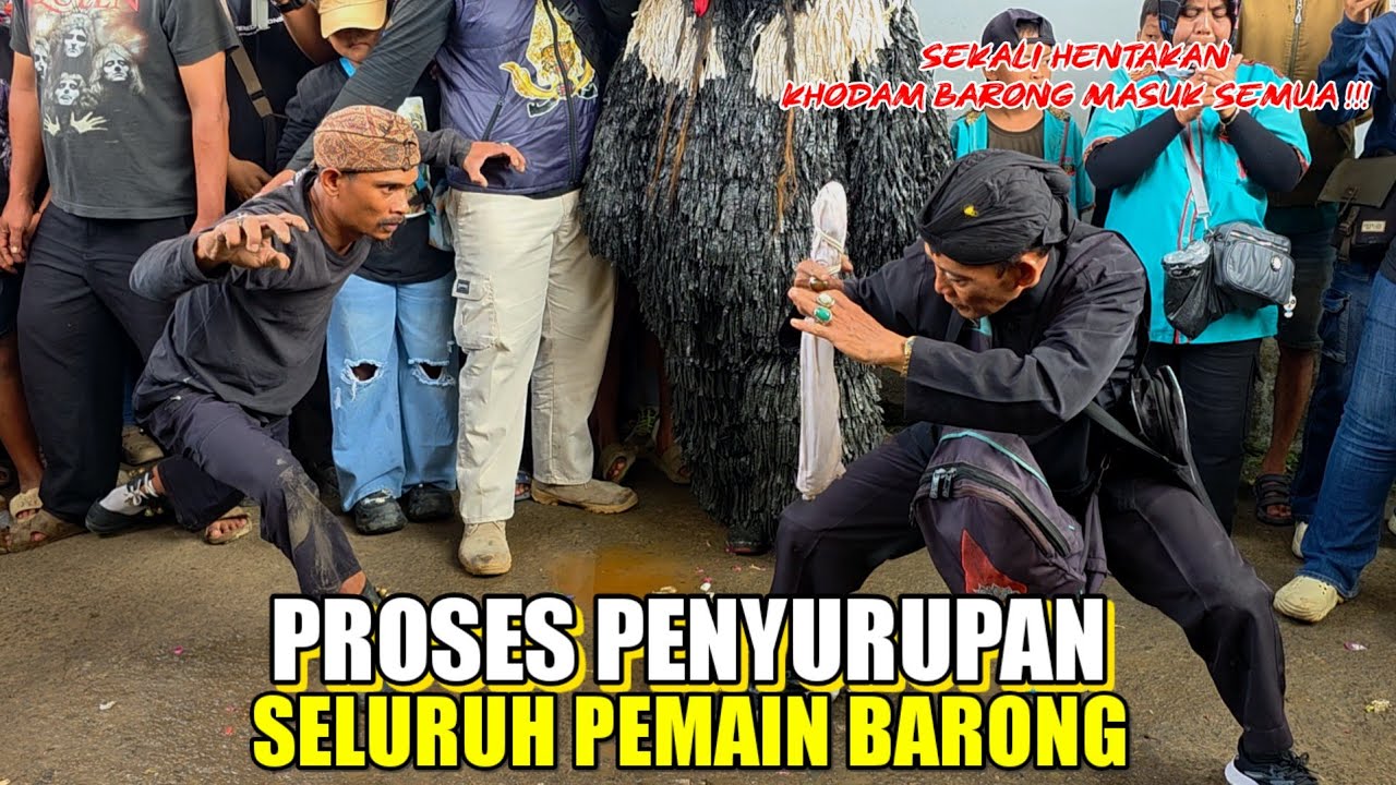 BUBUKA PENTAS KUDA LUMPING  MSP PROSES PENYURUPAN KHODAM BARONGAN❗️❗️LEMBUR KURING