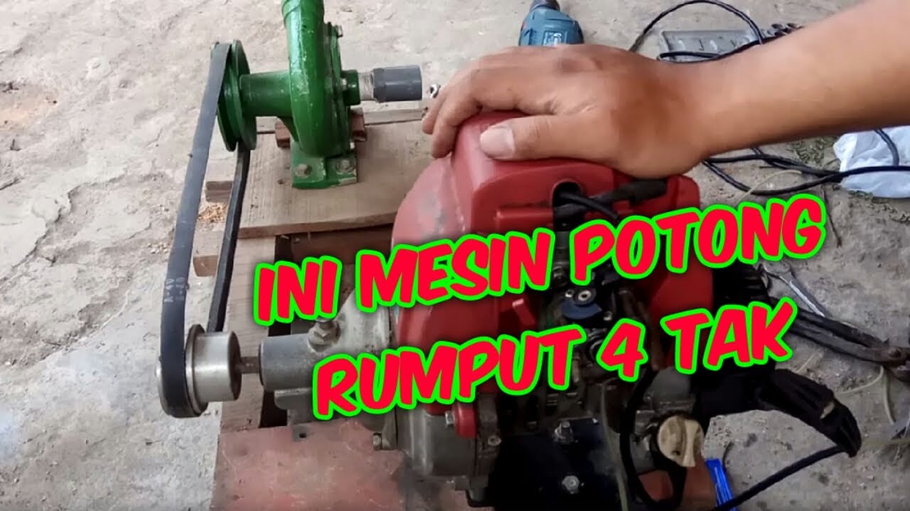 pompa air dari mesin potong rumput 4tak