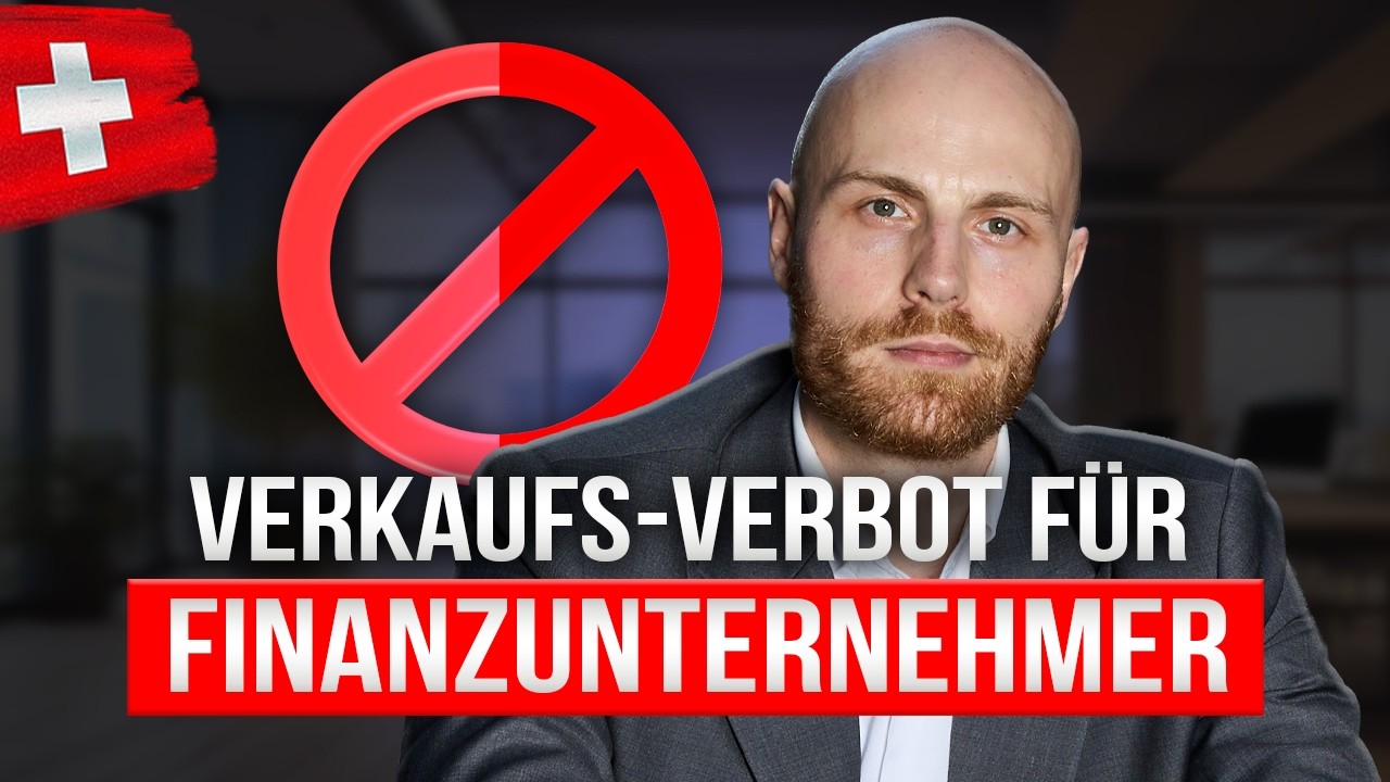 🇨🇭Finanzunternehmer: Warum du selber NICHT verkaufen darfst.