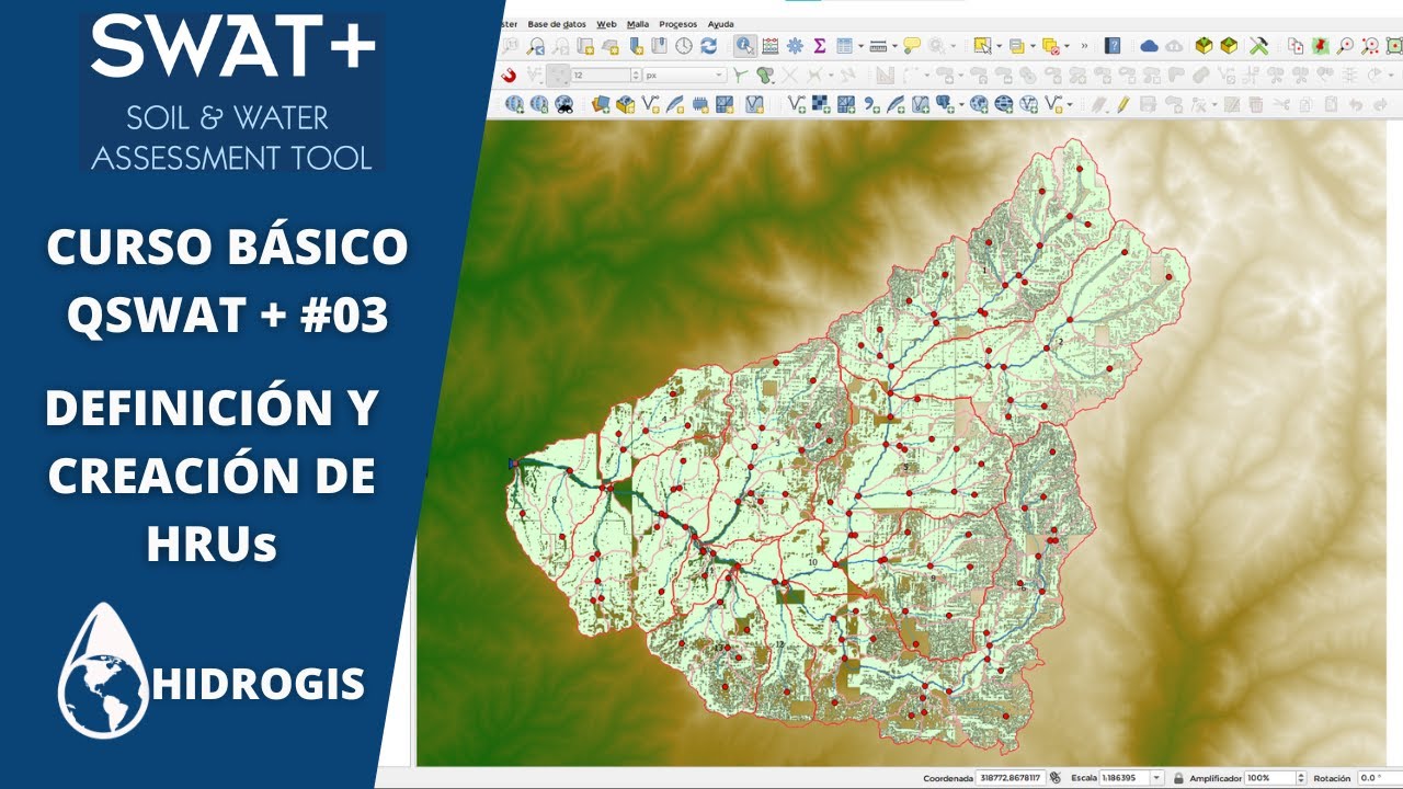 Curso Básico de QSWAT+: Clase #03 - Definición y Creación de Unidades de Respuesta Hidrológica(HRUs)