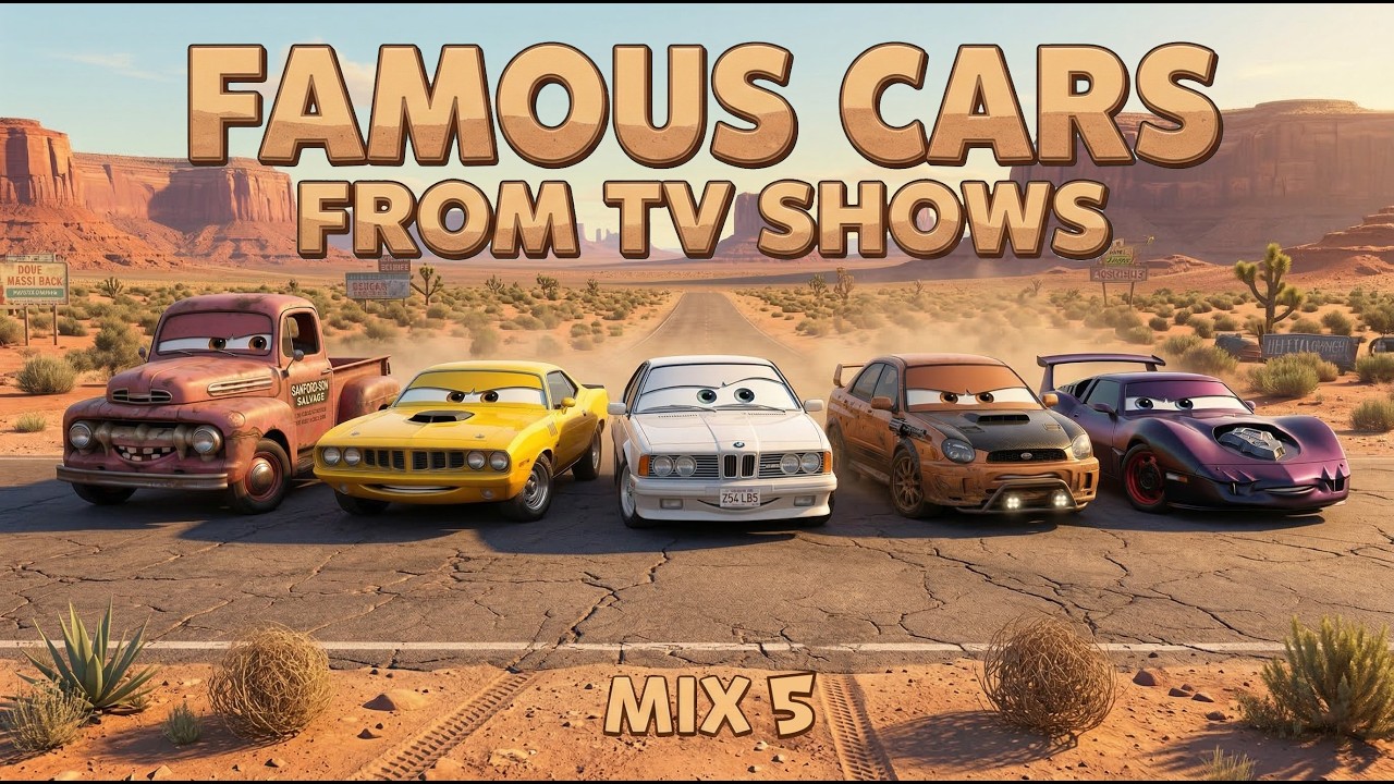 Famous Cars from TV Shows Mix 5