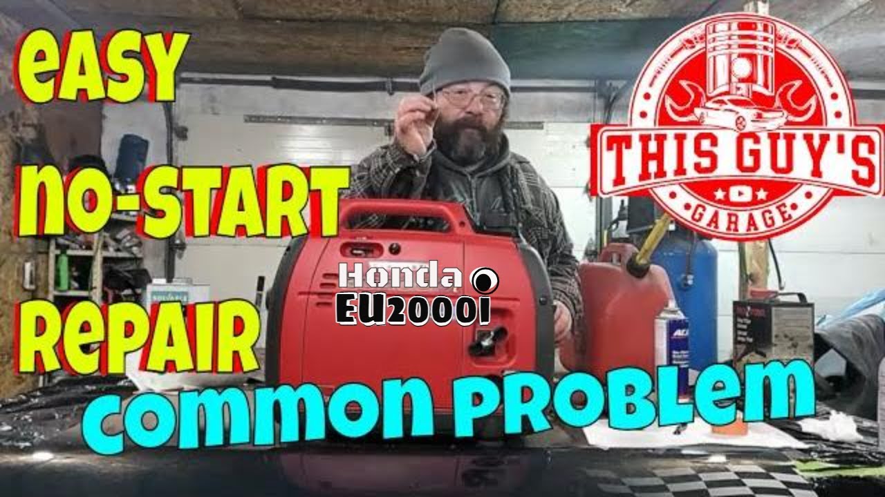 Генератор Honda eu2000i легко ремонтируется, не заводится