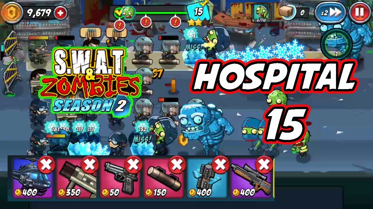 Swat And Zombies Season 2 - Hospital 15 Clear (Last Stage)