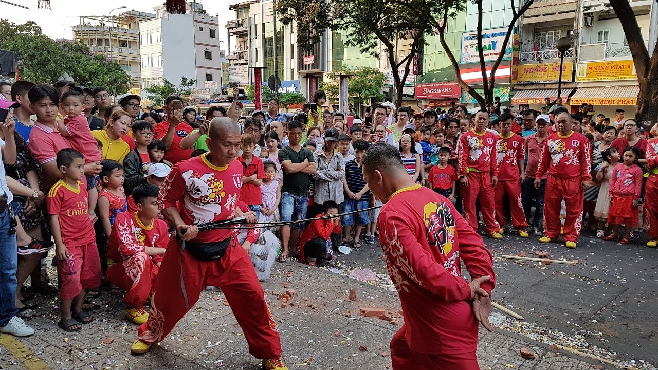 Múa Lân Sư Rồng - Tinh Anh Đường Nội Công Tết 2019 | Kung Fu | Long Shi | Lion Dance Dragon Dance