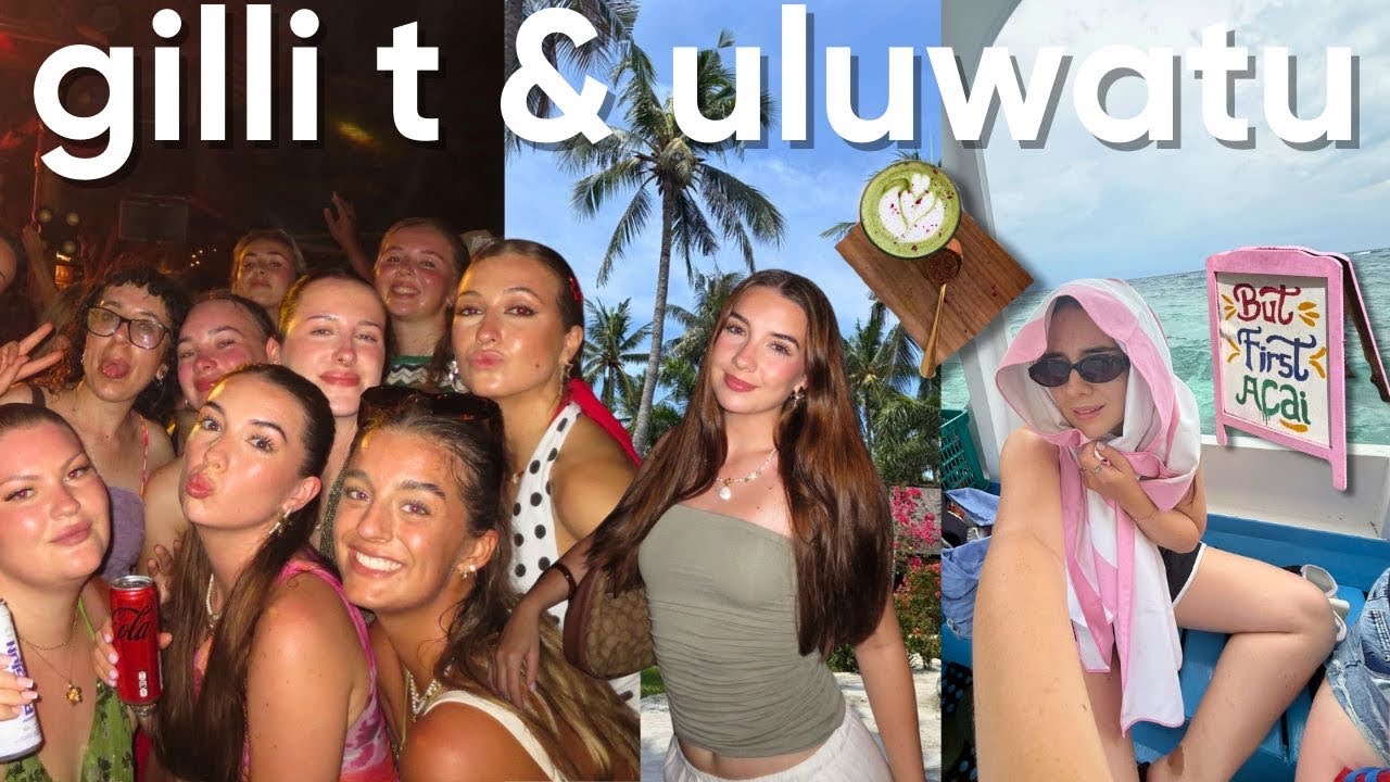 Hosting a girls trip in BALI! Gili t islands and uluwatu vlog 