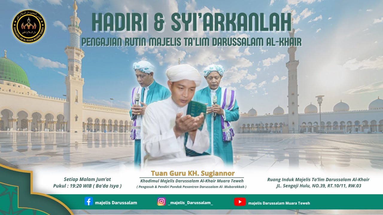 🔴Live streaming - Pembacaan Maulid Al - Habsyi Sekaligus Pengajian Kitab Irsyadul 'Ibad