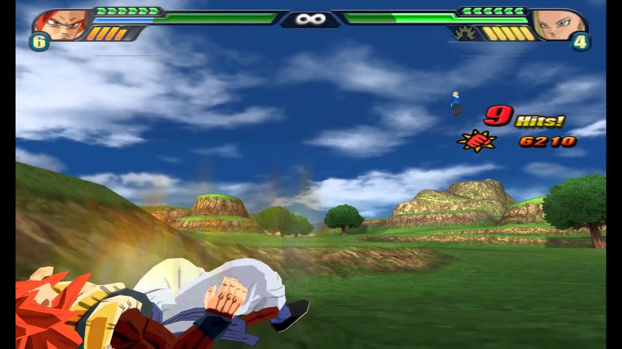 SSJ4 Gogeta vs Android 18