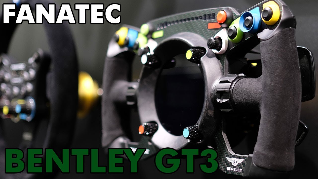 Fanatec Bentley GT3 Steering Wheel - Simracing Expo 2022
