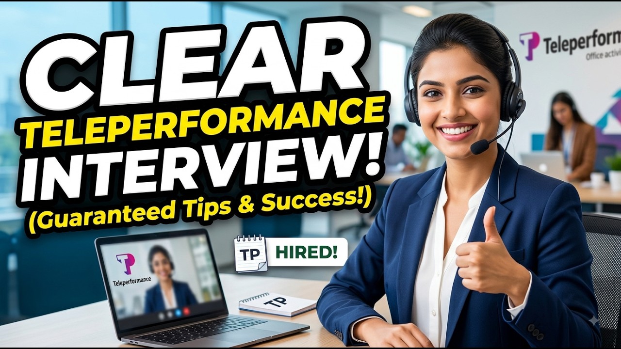 TELEPERFORMANCE CUSTOMER SUPPORT INTERVIEW QUESTIONS & ANSWERS EXPALINED #teleperformance