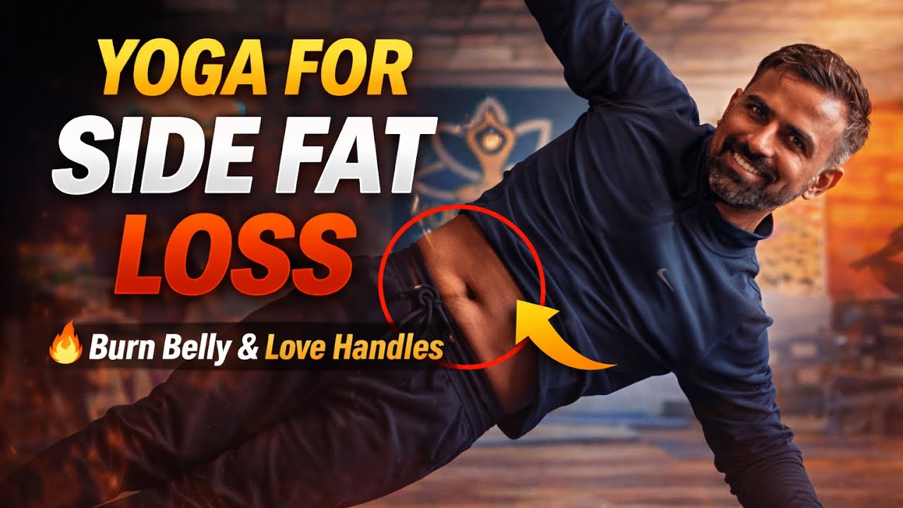 Side Fat Loss Yoga Workout | Burn Belly & Love Handles Fast