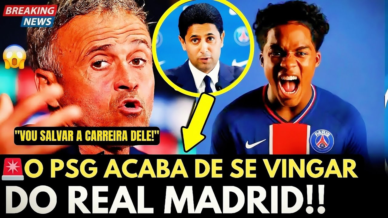 🚨BOMBA! PSG DÁ UM GOLPE HISTÓRICO! O REAL MADRID NÃO ESPERAVA!😱
