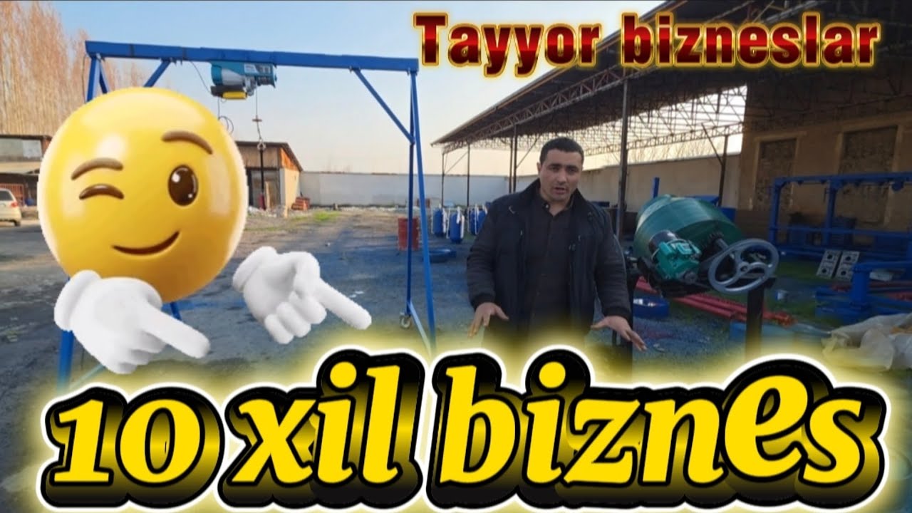 Tayyor 10 xil bizneslar