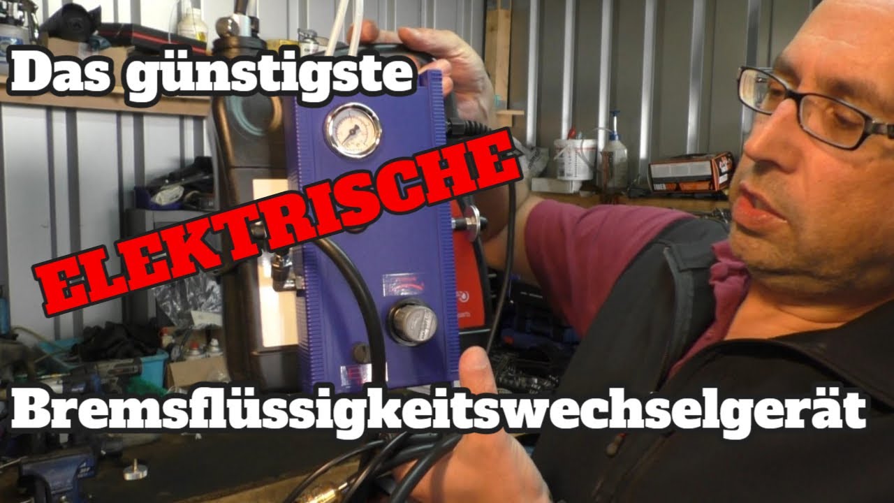 Das günstigste ELEKTRISCHE Bremsflüssigkeitswechsel gekauft