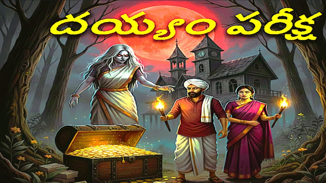 దయ్యం పరీక్ష (Dayyam Pareeksha) - Garland of Moral Stories - Telugu Stories - Telugu Kathalu