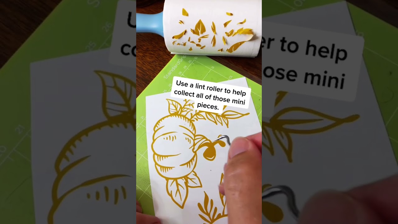 Cricut Vinyl Weeding Hack