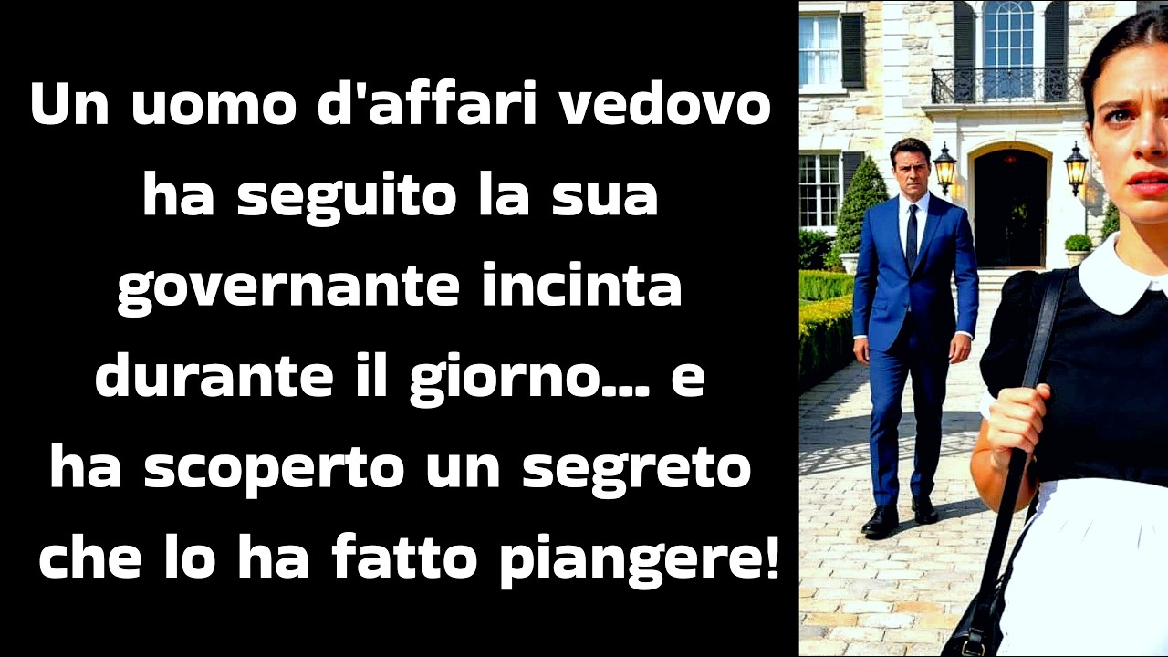 Un uomo d'affari vedovo ha seguito la sua governante incinta durante il giorno... e ha scoperto...
