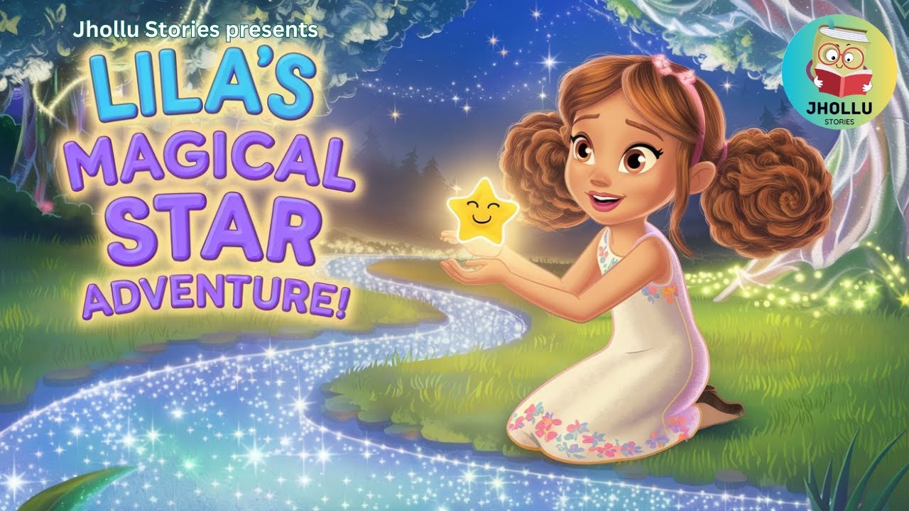 Lila's Magical Star Adventure! | Moral Story | English Cartoon | English Story | Jhollu Stories