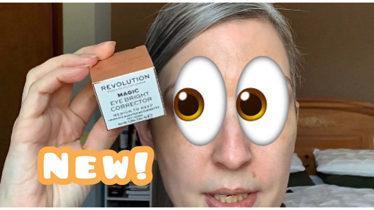 Makeup Revolution Eye Bright Color Corrector review demo first impression over 40 makeup