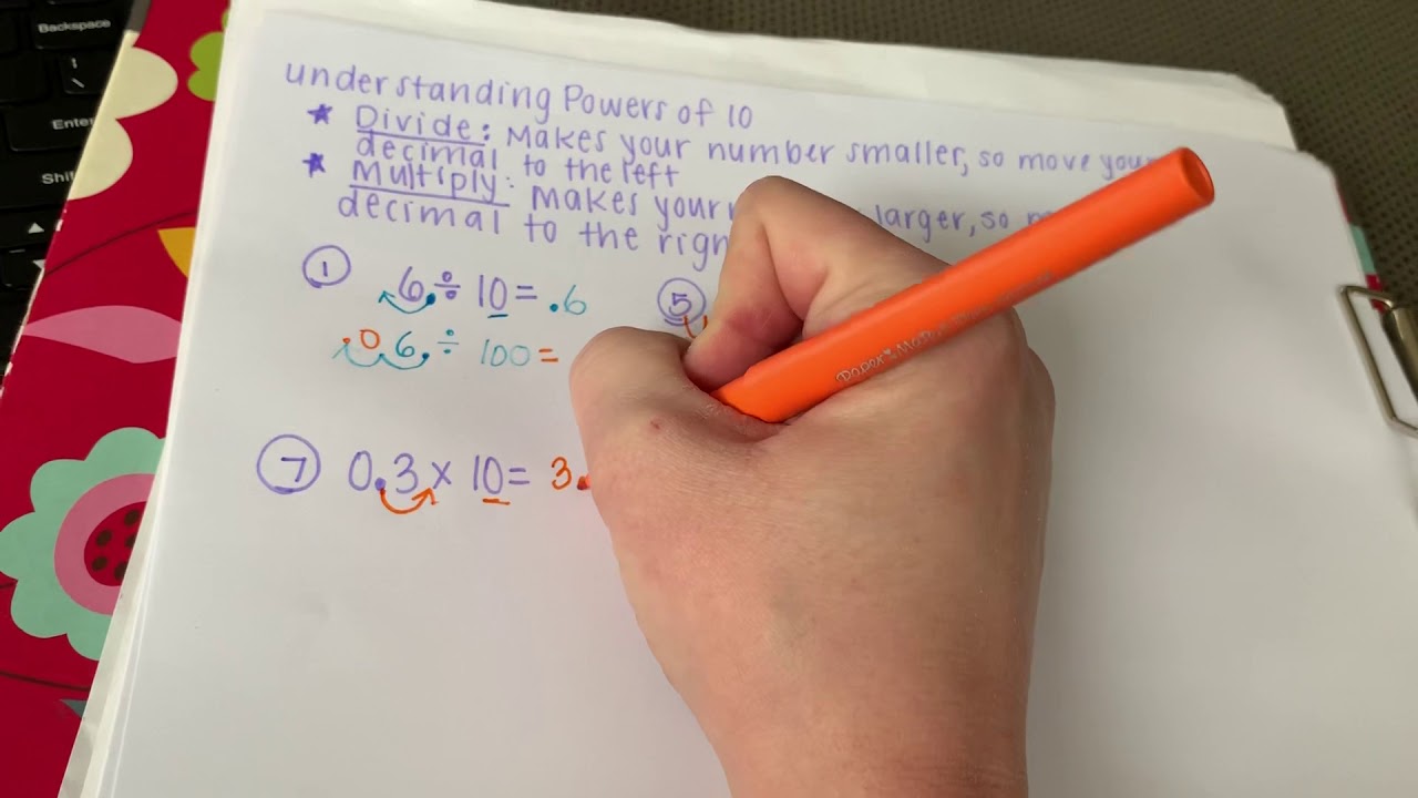 Understanding Powers of 10 Practice