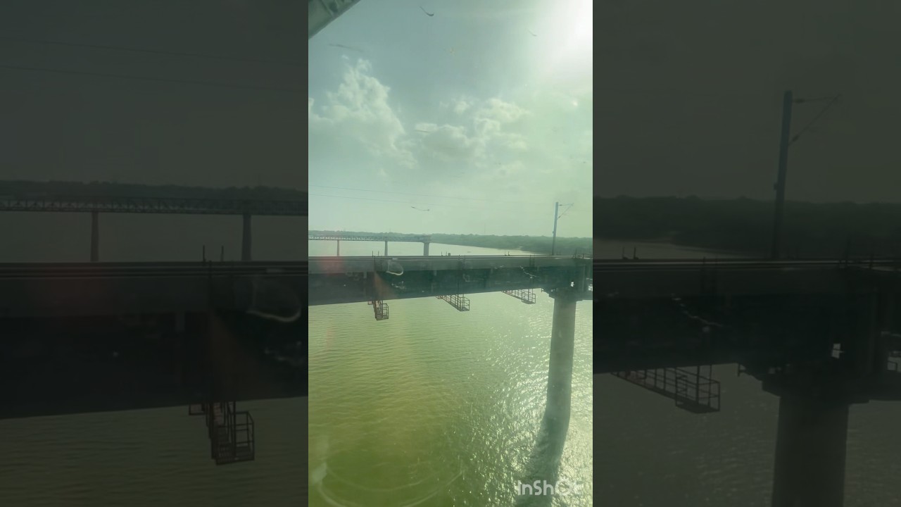 हर नर्मदे #saundaryamalabyrenuka #travel #travelvlog #train #indianrailways #rain #monsoon #narmada