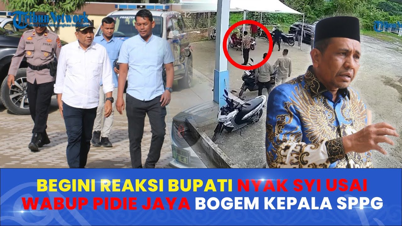 BEGINI REAKSI Bupati Sibral Malasyi Usai Wabup Pidie Jaya Bogem Kepala SPPG