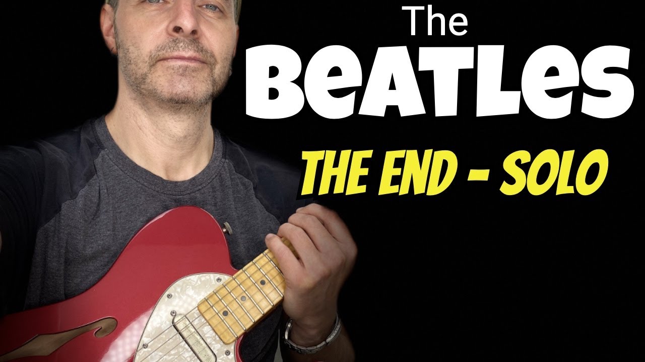 Learn to play: The End (The Beatles) - Guitar SOLO lesson