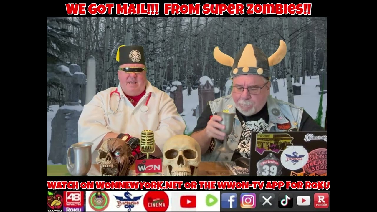 Cemetery Cinema Presents WE GOT MAIL!!! - FROM SUPER ZOMBIES!!!!