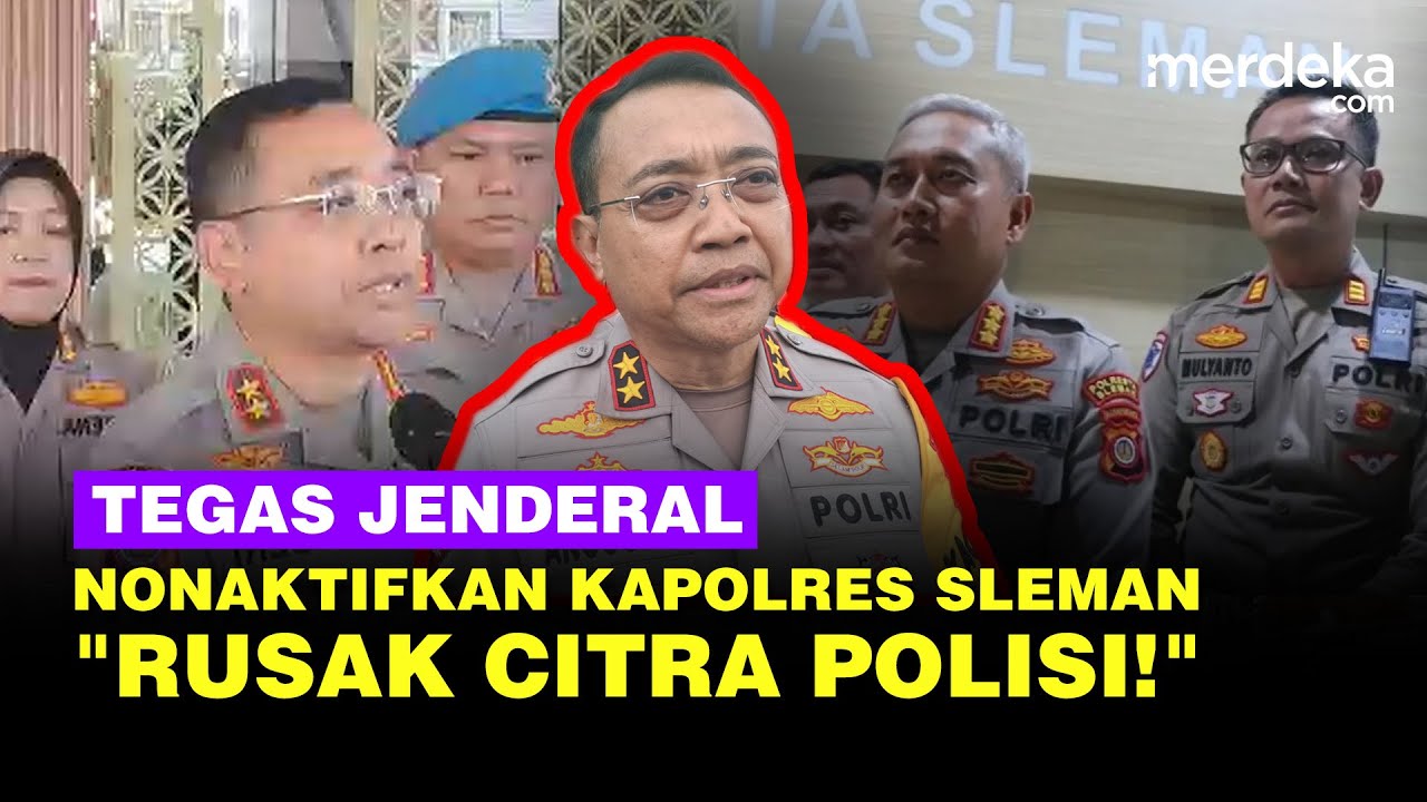 Kapolda DIY Tegas Nonaktifkan Kapolres-Kasat Lantas Sleman: Rusak Citra Polisi!