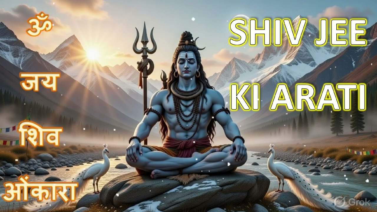 Shiv jee ki arati OM Jai Shiv Omkara  #devotional #peacefulchants #bhaktisong #shivbhajan #arati 