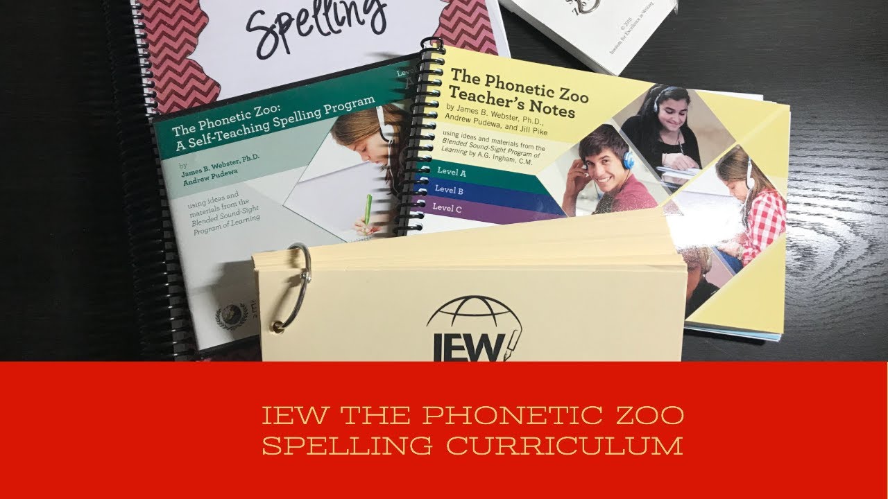 IEW Phonetic Zoo-Homeschool Spelling Curriculum