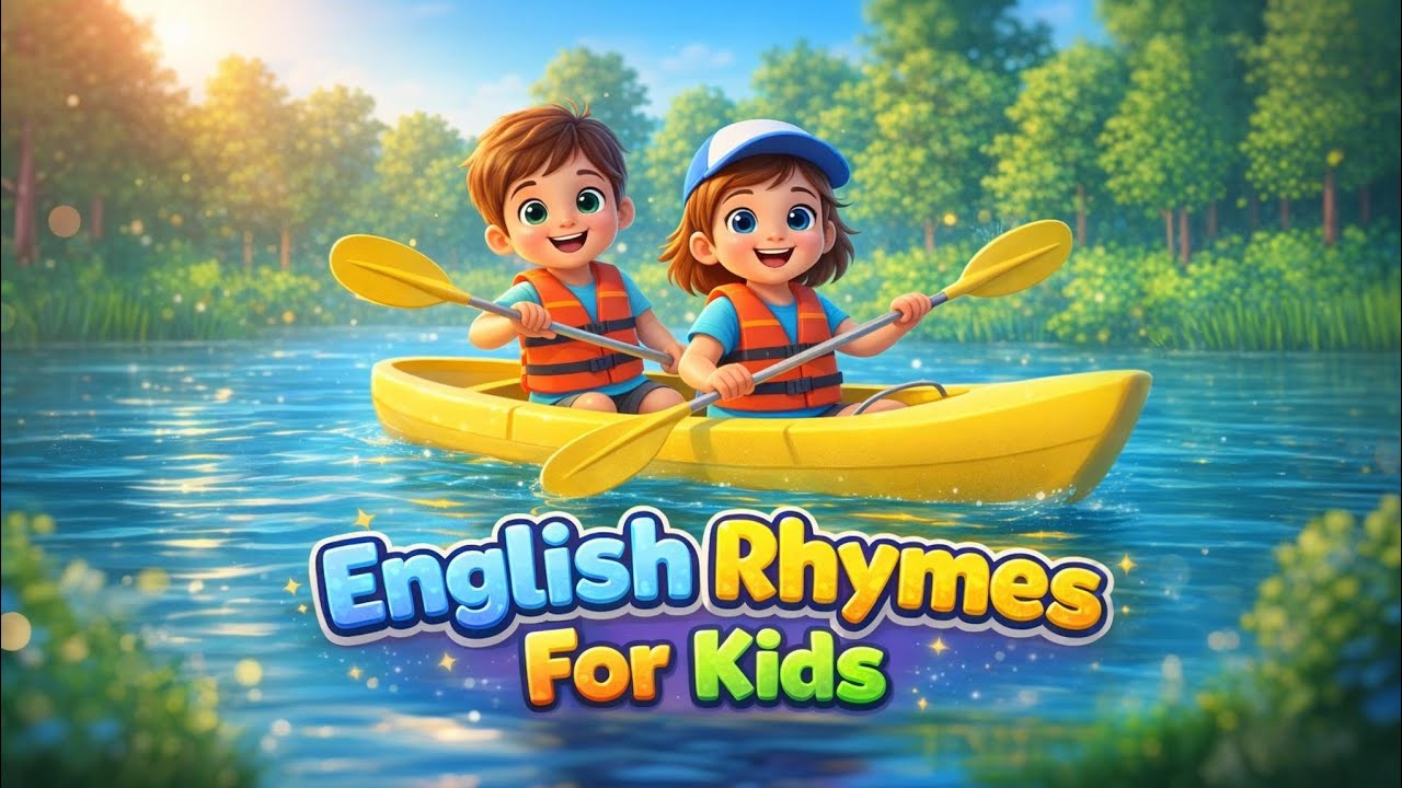 Happy Learning Rhyme for Kids 🎶 | Cute Cartoon Nursery Song