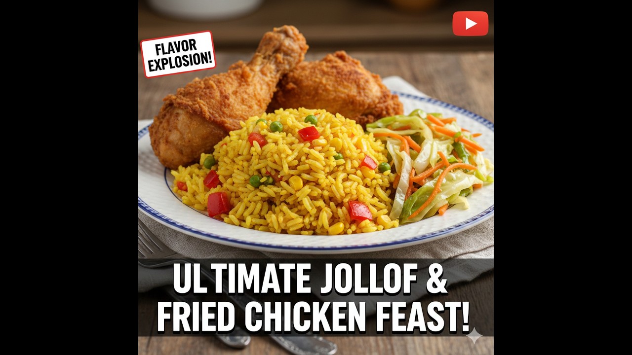 Ultimate Jelloff And Fried Chicken Feast @chiarasdelicitv
