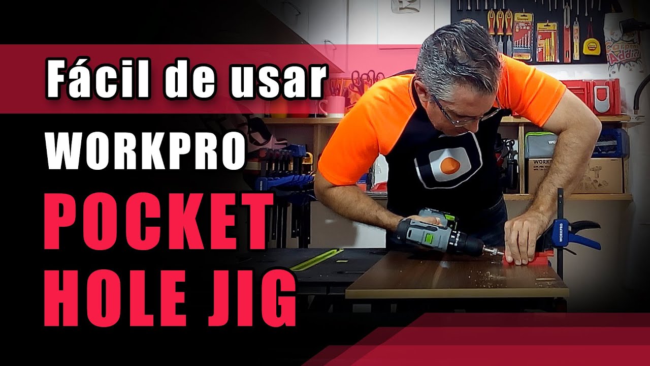 ¿Cómo usar el Pocket Hole Jig Kit? - Agujeros de Bolsillo - Perforaciones para Tornillos Ocultos