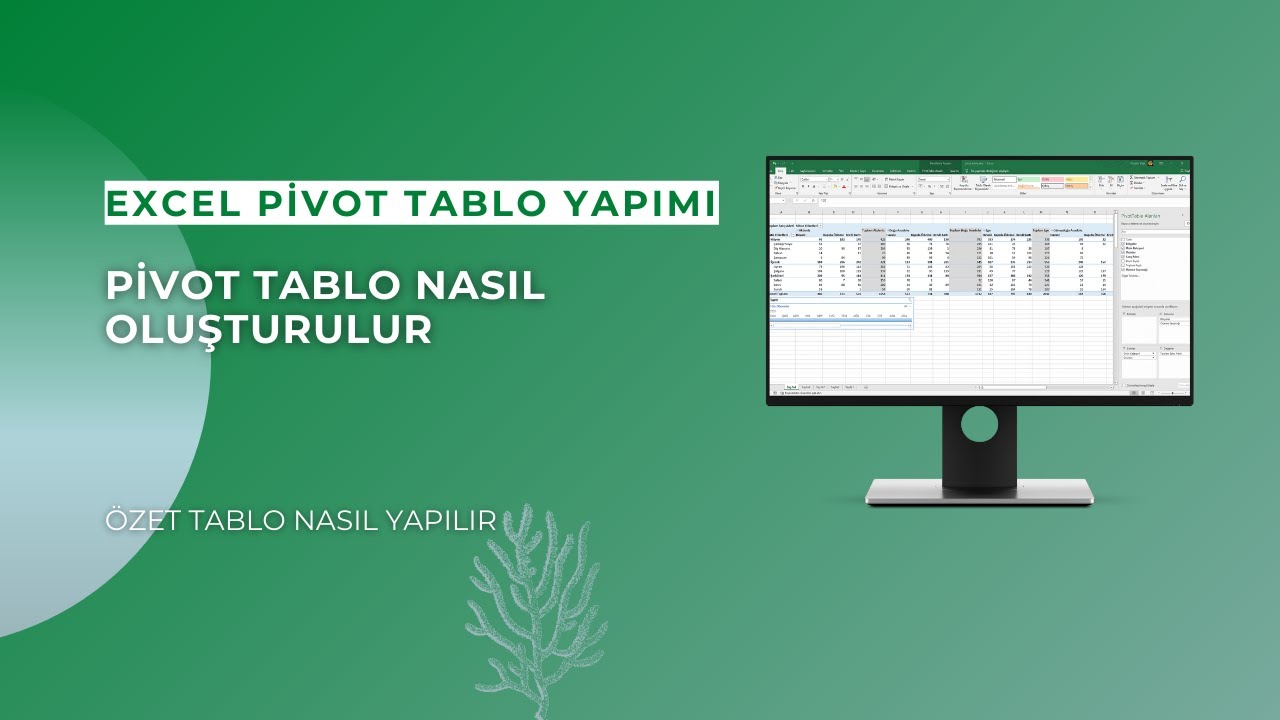 Excel Pivot Tablo Nasıl Oluşturulur? Excel &Ouml;zet Tablo Yapma