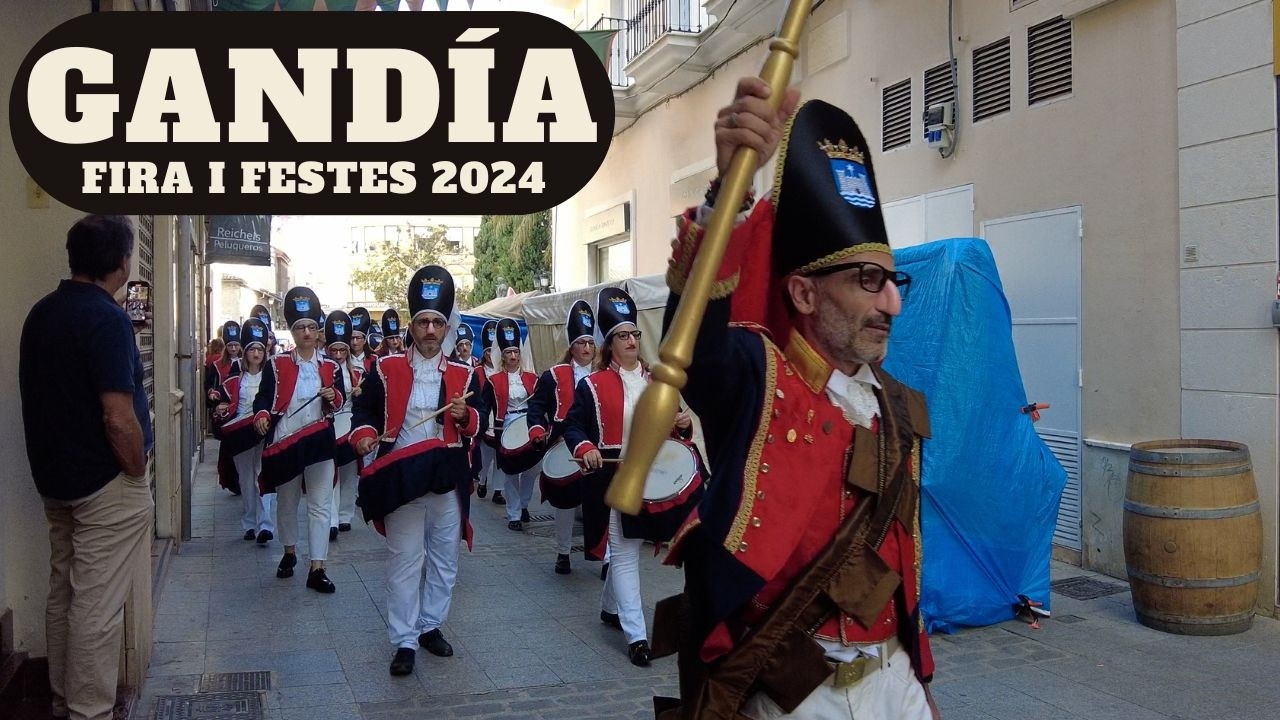 Tio de la Porra Gandia España Fira i Festes Gandia Fiesta Gandia 2024 4k