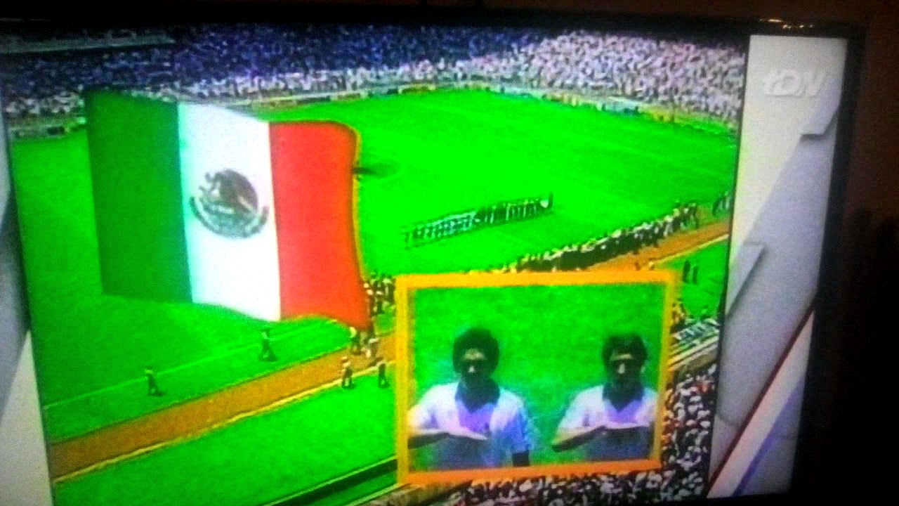 Himno nacional mexicano mundial México 86
