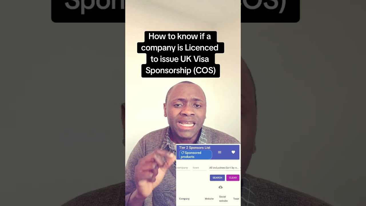 How to identify if a company has the licence to issue UK visa sponsorship (COS). watch this!!