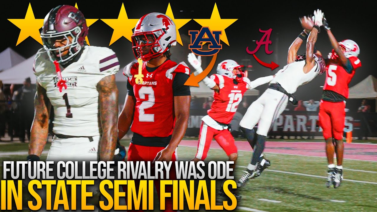 5 Star Cederian Morgan and Benjamin Russell vs #2 Saraland Was The Best State Playoff Game Yet! 🔥👀