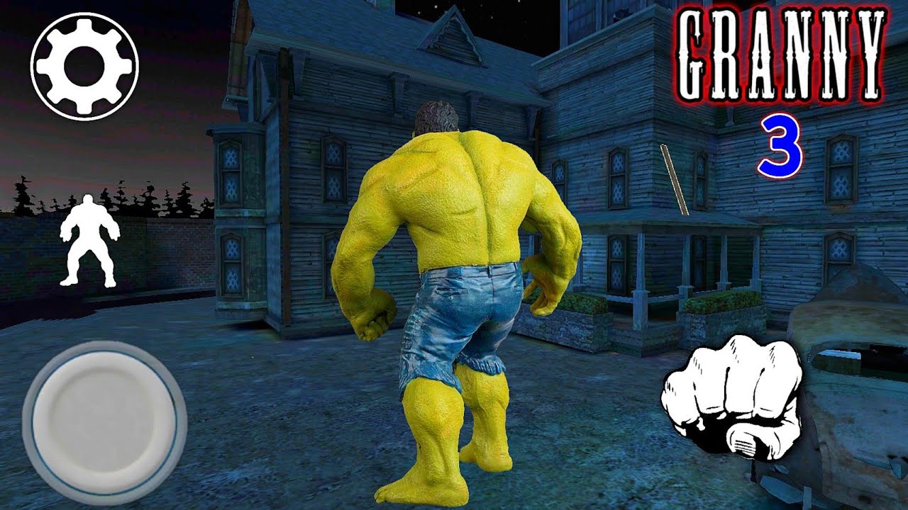 Escaping As HULK In Granny 3 Gate Escape On Hard Mode!