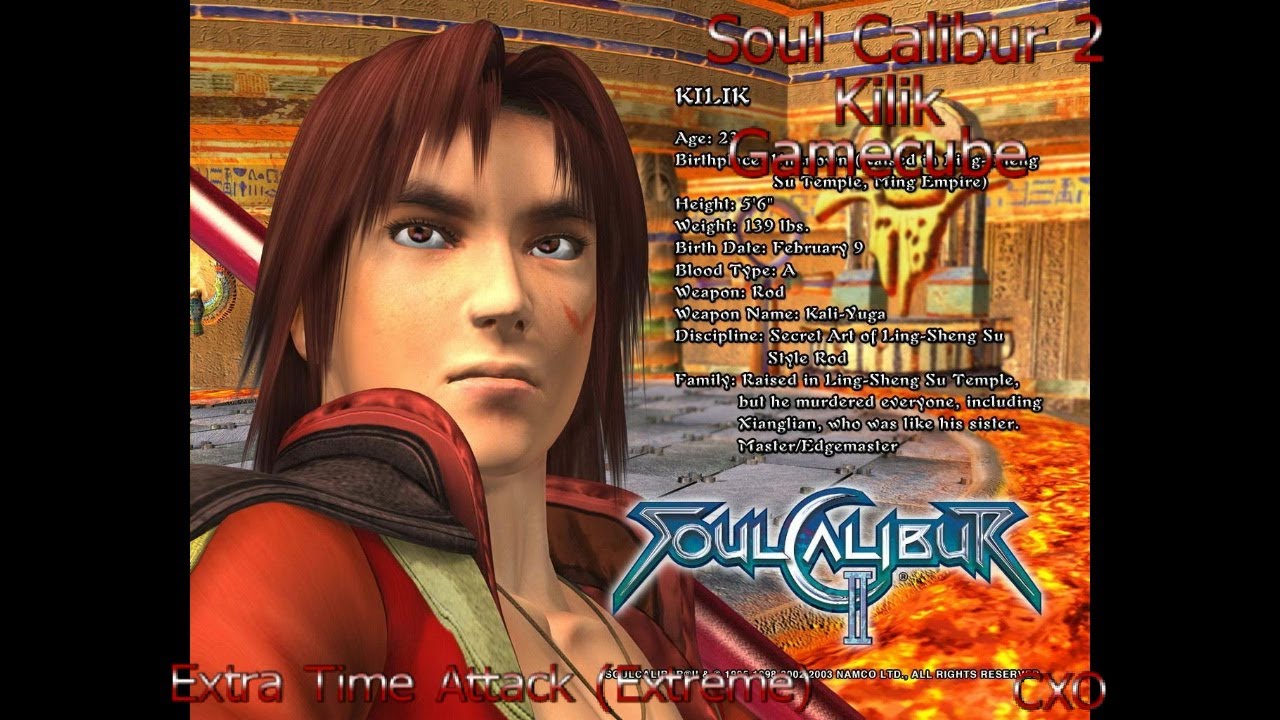 Soul Calibur 2 (Gamecube) - Kilik - Extra Time Attack (Extreme) {New World Record!!}