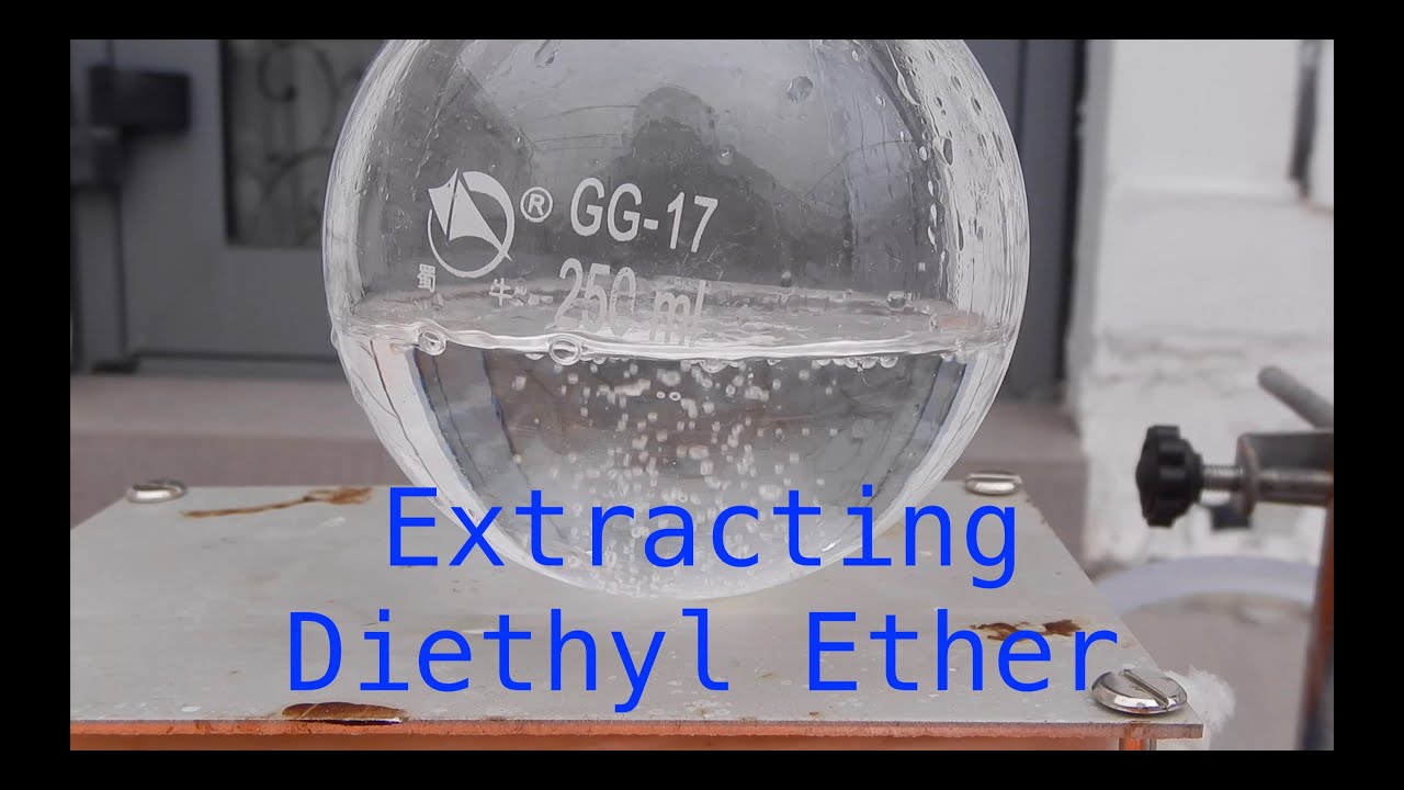 5.1.1 Organics - Extracting Diethyl Ether from Car Starter Fluid