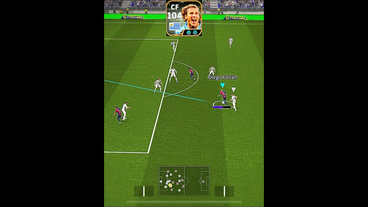 Diego Forl&aacute;n efootball powerful goal🚀🚀#efootball #efootball2025 #pes #pes2021 #efootballmobile