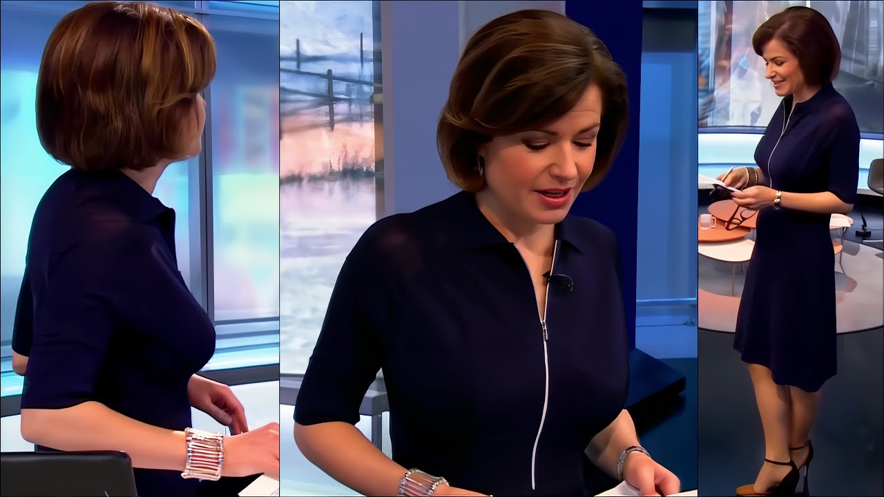 Jane Hill 🐷 Fitted Dark Blue Dress [HD]