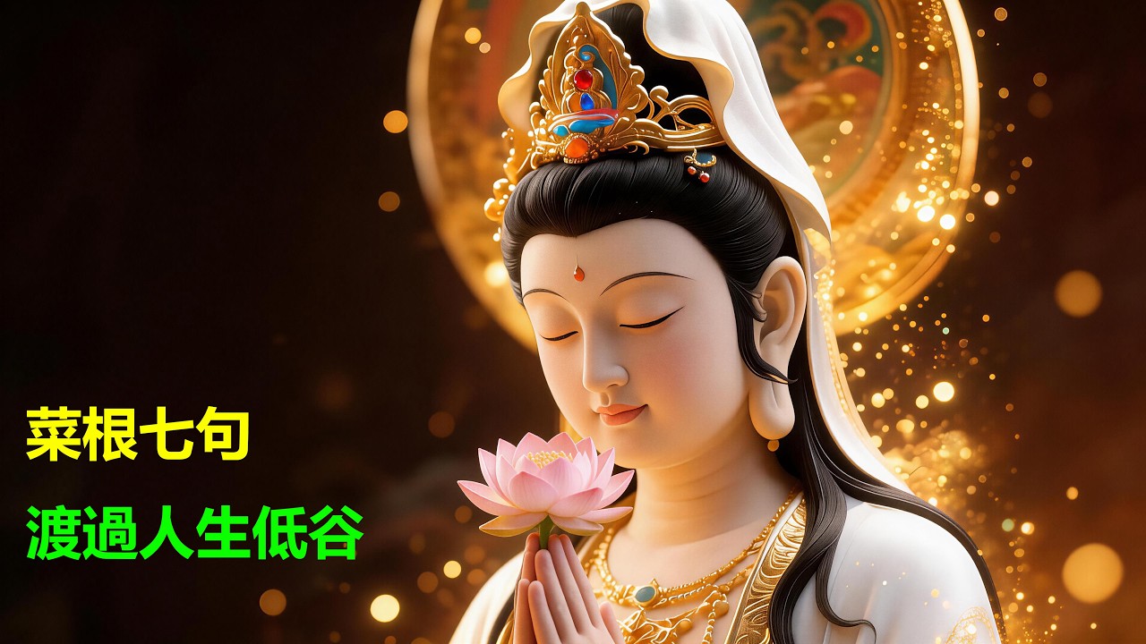 嚼透《菜根譚》這7句至理，熬過人生苦境，方得心靈清芬#修行 #國學 #人生感悟 #治癒
