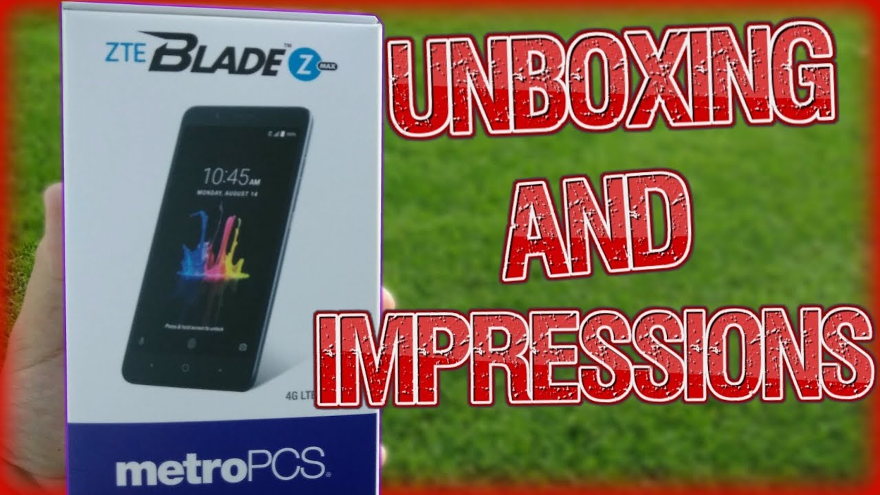 ZTE Blade Zmax Unboxing & First Impressions