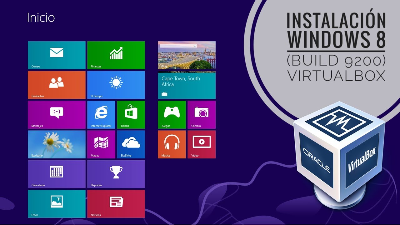 Instalación de Windows 8 (build 9200) en VirtualBox: revisión de un OS muy criticado de Microsoft