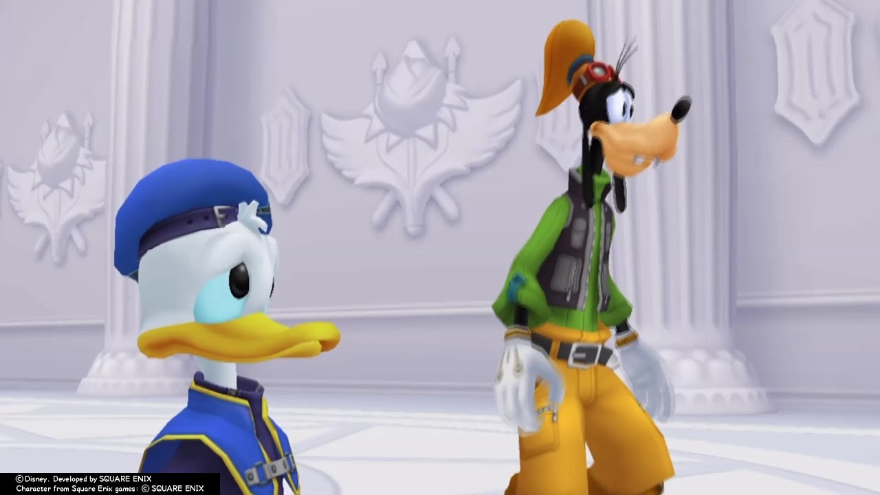 Kingdom Hearts Re:Chain of Memories (PS4) Cutscene #40 Sora argues with Donald and Goofy