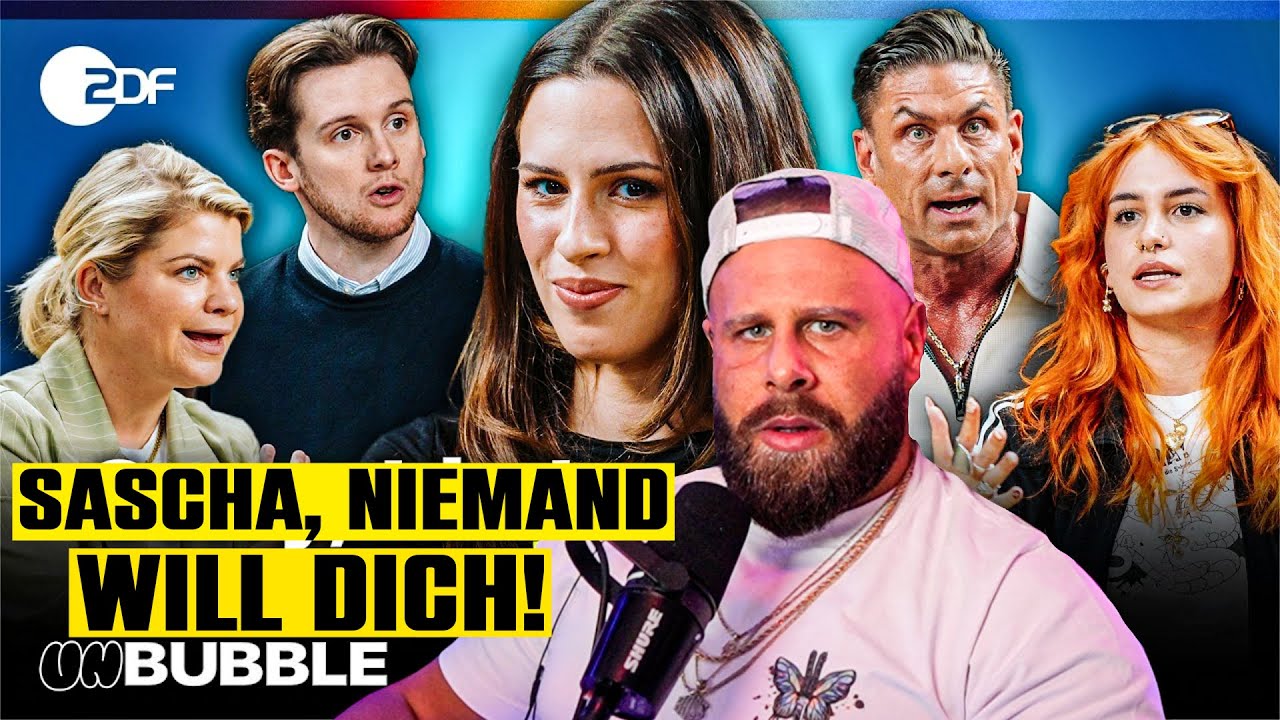 Grenzenloser Narzissmus in 3 2 1.. Sascha Winkler bei ZDF Unbubble 13 Fragen