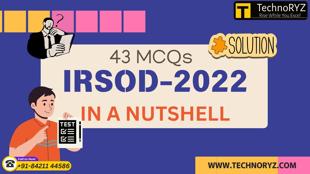IRSOD 2022 Questions in a Nutshell